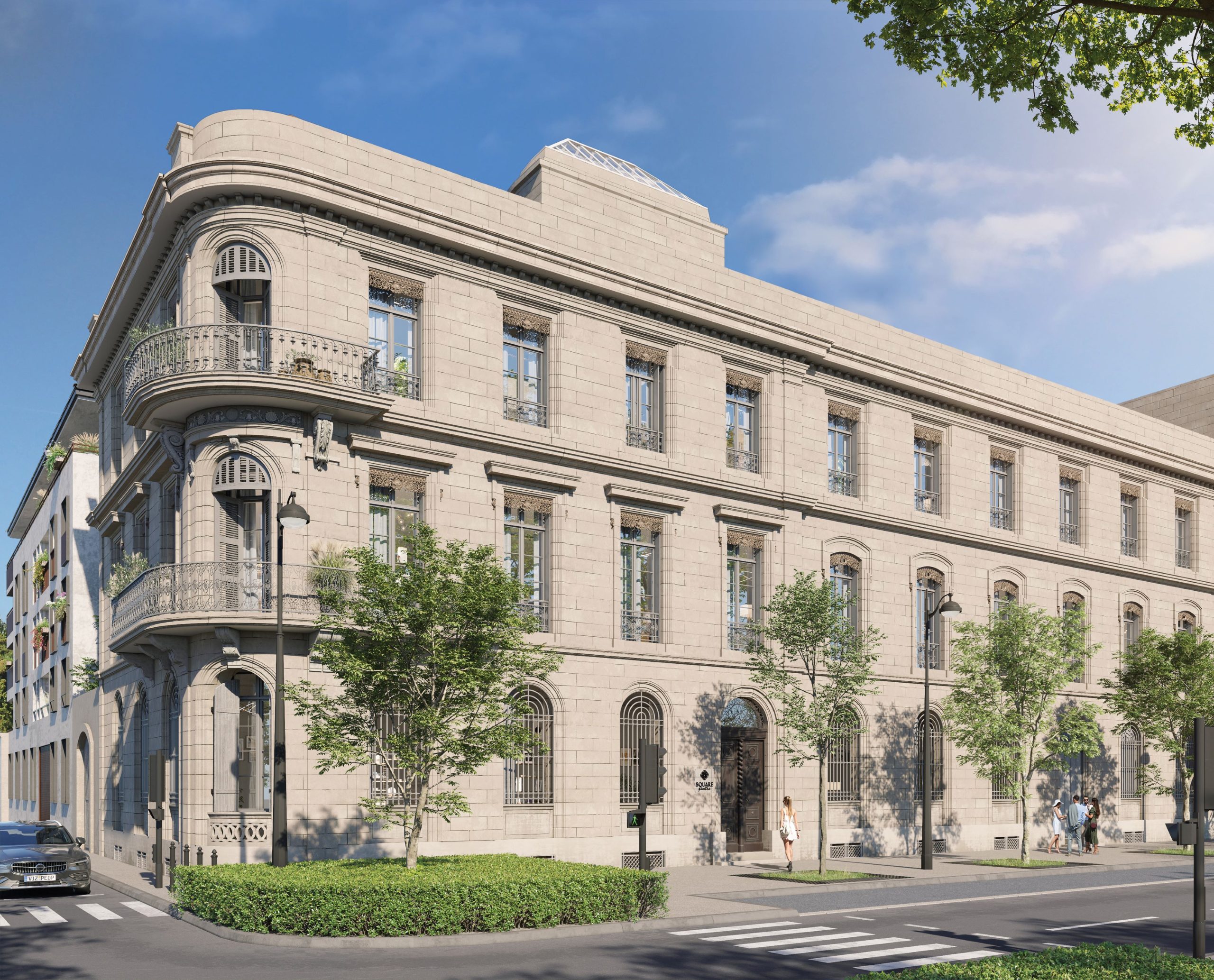 Perspective générale jour Square QUATRE